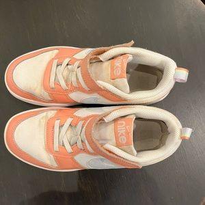Nike size 2.5 peach sneakers